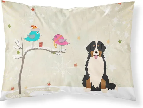 Vista 56 de Caroline's Treasures BB2515PILLOWCASE Between Friends Appenzeller Sennenhund - Funda de almohada de tela estándar, ligera, súper suave, fácil