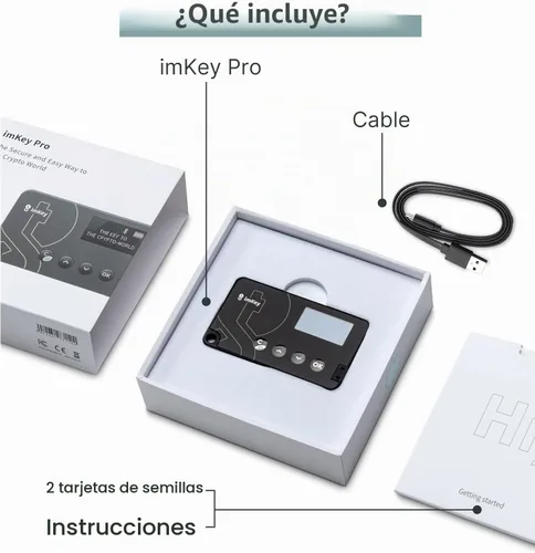 Vista 8 de imKey Pro Crypto Hardware Wallet Secure Cold Crypto Wallet con almacenamiento fuera de línea CC EAL6+ Seguro para activos digitales Bitcoin Ethereum