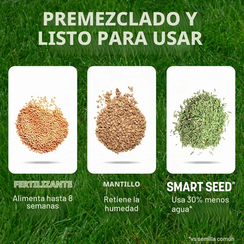 Vista 5 de Pennington Smart Patch Grass Seeds for Lawn, Sun and Shade Lawn Grass Repair Mix, 10 LB