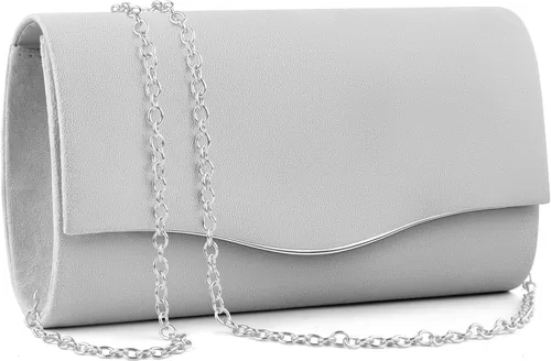 Vista 15 de TINDTOP - Bolsos de mano para mujer, formales para noche, de ante, con hombro, tipo sobre, para fiesta, bolsos cruzados, para boda, cóctel, bailes