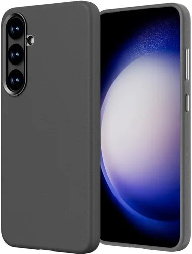 Vista 50 de X-level Funda para Samsung Galaxy Z Flip 6, delgada funda delgada de piel sintética para teléfono, TPU suave, a prueba de golpes, protección Negro