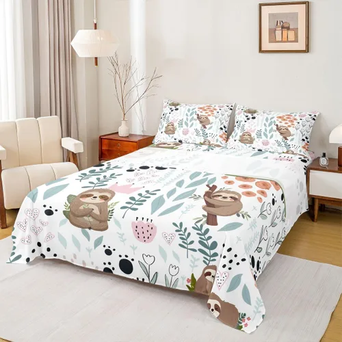 Vista 46 de Erosebridal Juego de sábanas de animales de la selva para niñas y niños, juego de sábanas de safari salvaje con diseño de elefante, oso, tigre