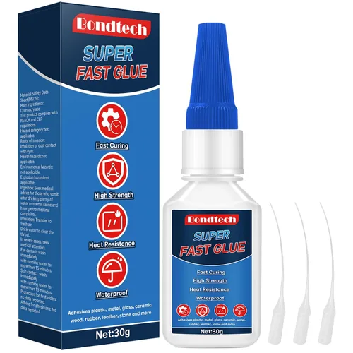 Vista 14 de Pegamento de plástico de 1.06 oz, súper pegamento para plástico, adhesivo transparente fuerte para miniaturas, modelo, PLA, impresión 3D, acrílico