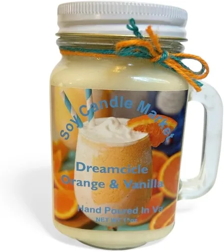 Vista 131 de Velas perfumadas de soja Velas hechas a mano y altamente aromáticas que queman hasta 85 horas en tarro de cristal, perfectas para decoración