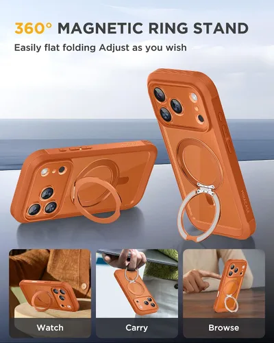 Vista 229 de Miracase Serie de vidrio para iPhone 11 de 6.1 pulgadas, funda protectora de cuerpo completo resistente mejorada con protector de pantalla de vidrio