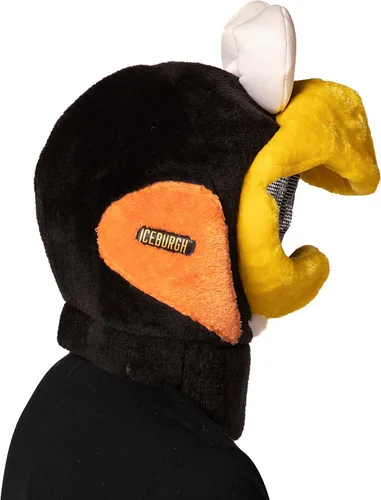 Vista 3 de Rasta Imposta NHL Hockey Iceburgh Pittsburgh Pingüinos Cabeza de Mascota Disfraz Deportivo Adulto Talla única
