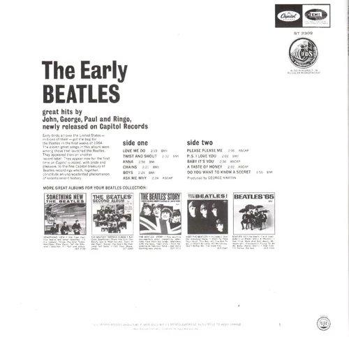 Vista 3 de The Early Beatles The US Album