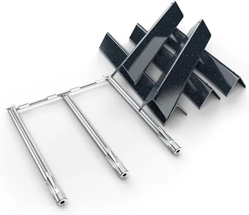 Vista 14 de Barras aromatizantes y quemador de parrilla para Weber GS4 Spirit II 200, Spirit II E-210, Spirit E-210, Spirit 200 Series Grills con control