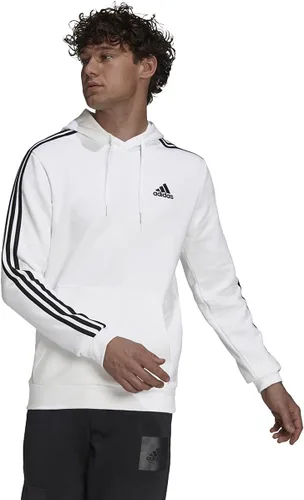 Vista 3 de adidas Sudadera con capucha Standard Essentials Fleece de 3 rayas para hombre