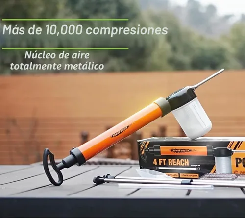 Vista 8 de Pulverizador aplicador de polvo de tierra de diatomeas con varilla Naranja