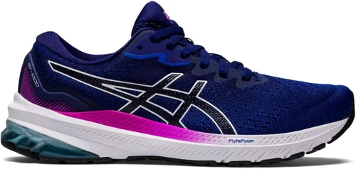 Vista 5 de ASICS Tenis de correr GT-1000 11 para mujer, Mako BlueBarely Rose