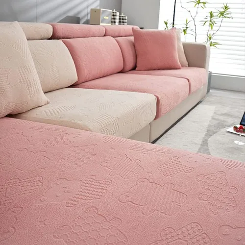 Vista 14 de Funda elástica para cojín de asiento de sofá, protector de muebles, funda de repuesto para cojín individual con bandas elásticas, protector