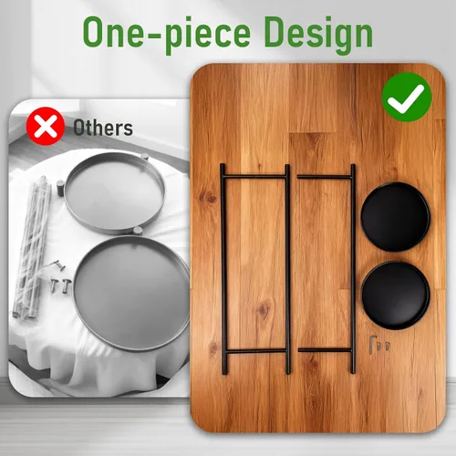 Vista 2 de Soporte para plantas alto de 2 niveles - Estante porta macetas de metal de 30" para interiores y exteriores para múltiples plantas, estante