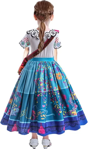 Vista 5 de iTvTi Encanto Mirabel - Vestido para niñas, disfraz de princesa Isabela