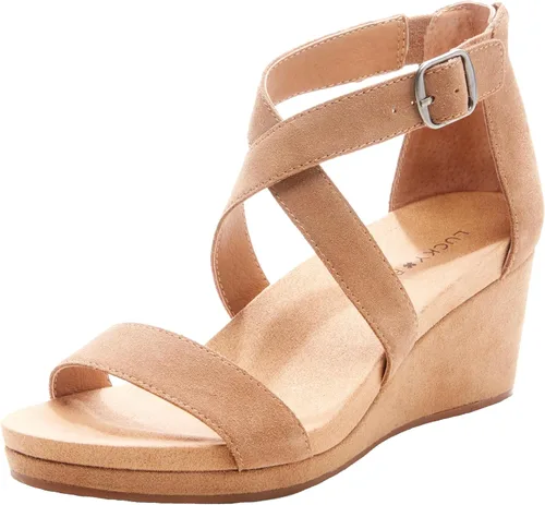 Vista 2 de Lucky Brand Sandalias de cuña Kenadee para mujer