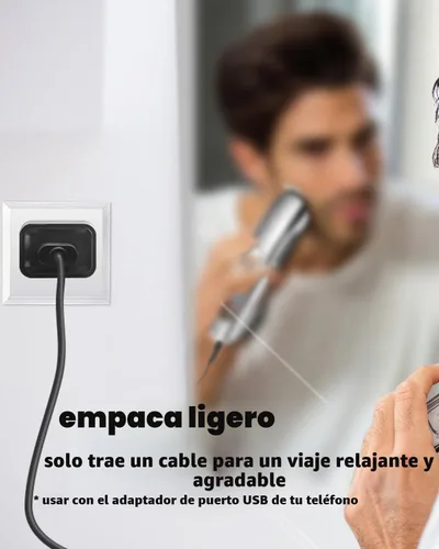 Vista 4 de uijino Ufree - Cargador de barba para recortadora de pelo eléctrica Ufree U