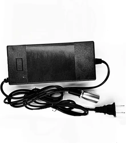Vista 5 de Reemplazo nueva bicicleta eléctrica ebike 48 V cargador de batería de litio 3 pin XLR enchufe 54.6 V 2A 13S