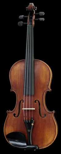 Vista 8 de Sky Mastero Sound 1/2 Tamaño Profesional Hecho a Mano Satén Acústico Violín Estilo Antiguo