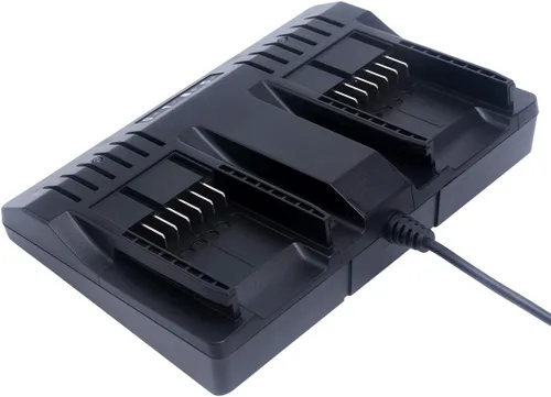 Vista 7 de Biswaye WA3875 20V Li-ion Cargador de doble puerto compatible con Worx 18V/20V PowerShare batería WA3578 WA3575 WA3525 WA3520 WA3512 WA3512.1 WA3742