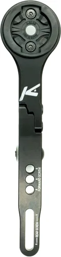 Vista 2 de K-Edge Sistema de manillar integrado XXL Soporte para computadora de bicicleta para dispositivos GPS Garmin Combo Negro gps-vehicle-mounts