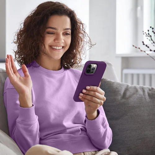 Vista 7 de Vooii Funda compatible con iPhone 13 Pro, silicona líquida a prueba de golpes con forro de microfibra antiarañazos, protección de cámara mejorada
