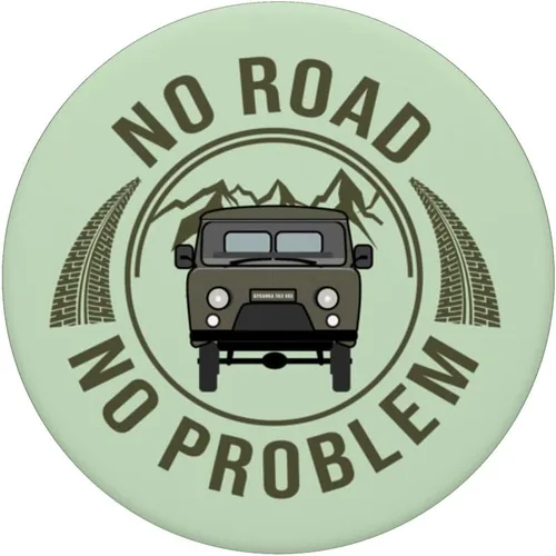 Vista 3 de Buchanka UAZ 452 Off-Road 4x4 Minivan Camping PopSockets intercambiables PopGrip