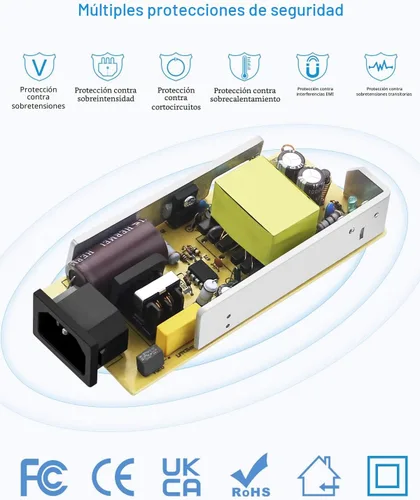 Vista 4 de ALITOVE Fuente de alimentación de 36V 4A 144W Adaptador AC/DC 100~240V AC a DC 36 voltios 4 amperios Convertidor 36 vdc 4A 3.5A 3A 2A Transformador