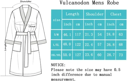 Vista 6 de Vulcanodon Bata de satén ligera para hombre, bata de baño tipo kimono de seda de lujo para hombre