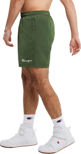 Vista 3 de Champion Pantalones cortos de calentamiento para hombre, pantalones cortos de nailon para hombre, pantalones cortos de gimnasio para hombres