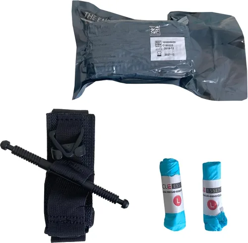 Vista 3 de Rescue Essentials kit médico táctico para tobillo