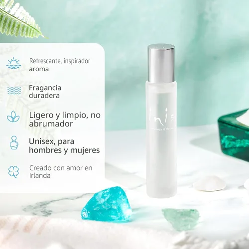 Vista 4 de Colonia en spray Inis the Energy of the Sea - Perfume de tamaño de viaje para mujeres y hombres - Colonia fresca y limpia con aroma a océano - 0.5
