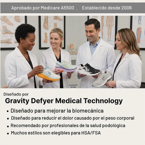 Vista 8 de Gravity Defyer Mighty Walk - Zapatos para caminar para mujer con puntera