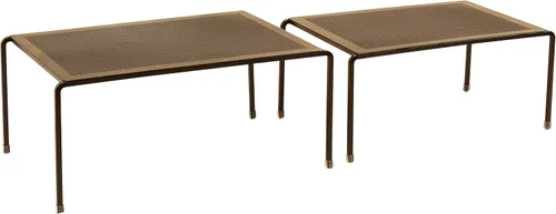 Vista 7 de Deco Brothers - Organizador de estantes ampliables para cocina y mostrador Bronce