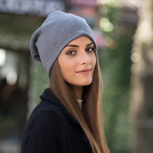 Vista 5 de wjiNFDFG Gorro para hombre y mujer, para otoño e invierno, a la moda, cálido, gorro de punto de lana