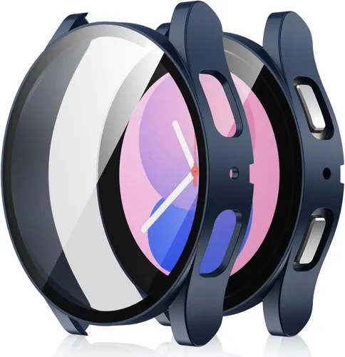 Vista 23 de Amizee Paquete de 2 fundas protectoras de pantalla compatibles con Samsung Galaxy Watch Ultra (2025/2024) de 1.772 pulgadas, con protector de negro