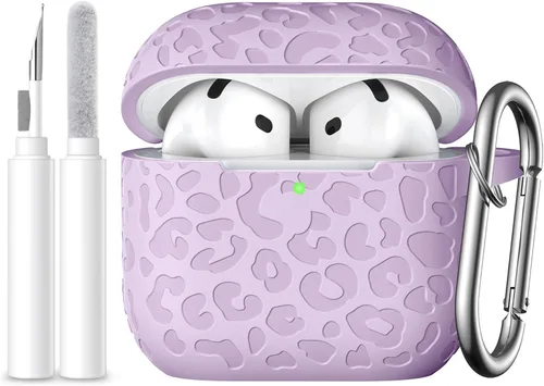 Vista 18 de Funda compatible con AirPods Pro 3 con grabado de leopardo APPro3-Negro