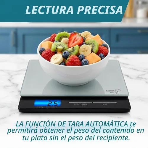 Vista 5 de Smart Weigh Escala Postal Profesional de USPS con Plataforma de Vidrio Templado, Múltiples Modos de Pesaje y Función de Tara, Escala de Envío