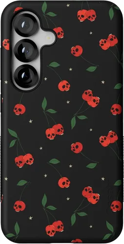 Vista 389 de Casely Funda para Galaxy S9 Postura de cadáver Yoga de esqueleto Diseño protector delgado esencial de doble capa