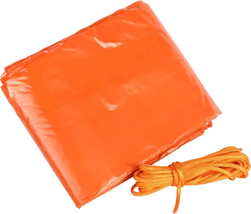 Vista 9 de Emergency Survival Tent Life Shelter 2 Person Mylar Tube Tents Tarp with Whistle & Paracord Year-Round All Weather Protection for Car Outdoor Hiking