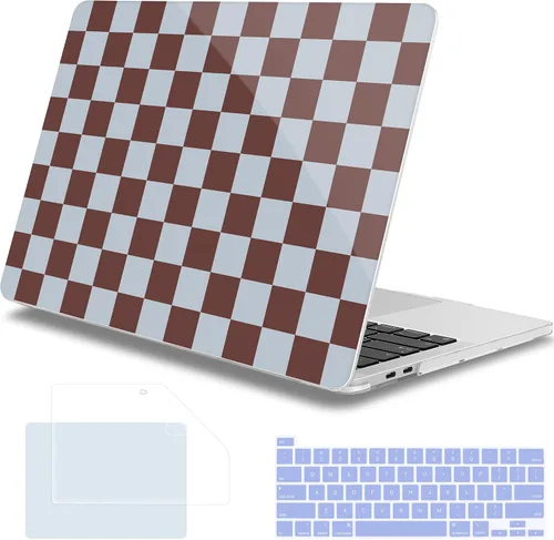 Vista 30 de Mektron Funda para MacBook Pro de 13 pulgadas 2022 2021 2020 versión A2338 M2 M1 A2289 A2251, cubierta rígida de plástico impresa para MacBook Pro