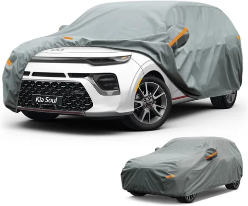 Vista 16 de Kayme Funda de Coche de Servicio Pesado Impermeable para Todo Tipo de Clima, Ajuste Personalizado para Tesla Model S, Cubierta Exterior Completa