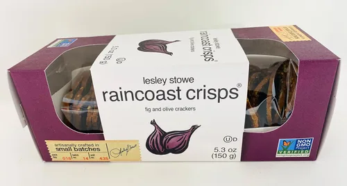 Vista 5 de Raincoast Crisps Crackers - Paquete variado de galletas crujientes de Lesley Stowe – Cranberry Crisps & Avellana, Dátiles Salados y Almendra, Higo