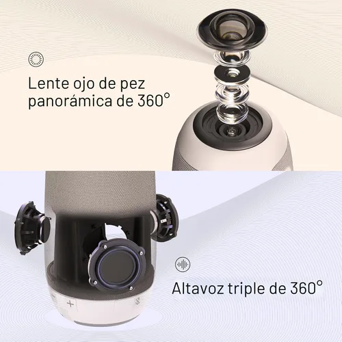 Vista 2 de Meeting Owl 3 Premium Pack: cámara inteligente de videoconferencia HD de 360 grados, micrófono y altavoz