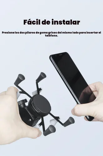 Vista 8 de Strg Soporte de teléfono con abrazadera para rieles de 0.7" a 1.35
