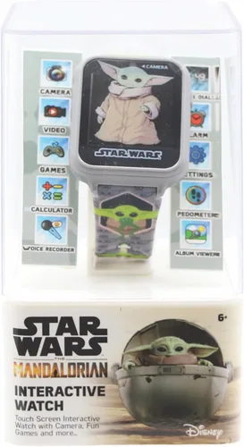 Vista 4 de Accutime Reloj inteligente Mandalorian de Star Wars