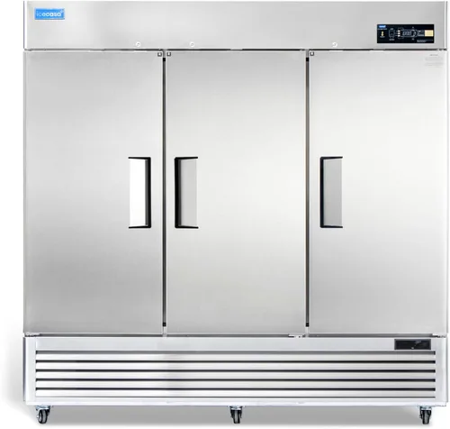 Vista 11 de ICECASA - Refrigerador comercial de 27 pulgadas de ancho con puerta sólida