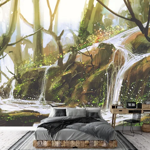 Vista 8 de Empapelado autoadhesivo grande Wall26, series mural de pared, WMR-WP-X-D763-66x24x4 obra de arte 13