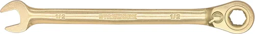 Vista 4 de STARWORK Llave combinada de trinquete reversible GPlating™ (0.354 in)