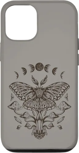 Vista 28 de Fairy Grunge Fairycore Aesthetic Goth Luna Moth Mushroom Case for iPhone 17