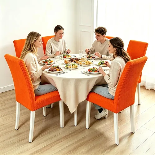 Vista 14 de PETCUTE Fundas elásticas para sillas de comedor, fundas elásticas antideslizantes para sillas de comedor, color gris, paquete de 2